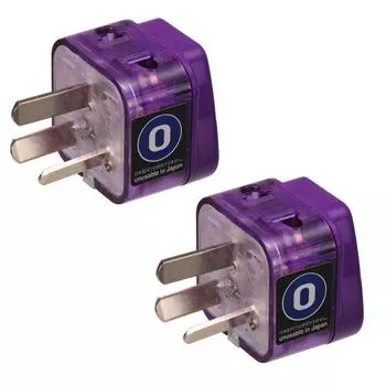 Переходник-адаптер для подключения к экономичной электрической вилке за рубежом, комплект из 2 шт., тип O, для путешествий, W, (О + тип) RW-WS06