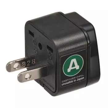 Переходник-адаптер для путешествий за границу Eleplug A Type 10A 250V Исключение Одобренный продукт Road Warrior RWG-P001 (США, Канада, Тайвань, Мексика,
