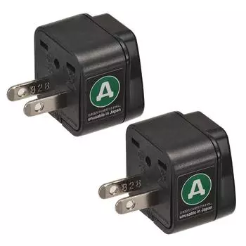 Переходник-адаптер для путешествий за границу Eleplug Value Set из 2 шт. Тип A, тип 10 А, 250 В, одобренный исключительный продукт Road Warrior RWG-PS01 + (Америка,