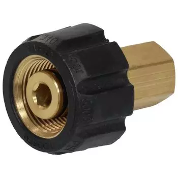 Переходник для мойки высокого давления Karcher, параллельная резьба M22 для трубы, соединительный адаптер для шланга с внутренней резьбой, центральная внутренняя резьба (М22 (Ось золотой