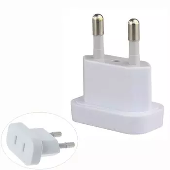 Переходник для путешествий 250 В с вилкой США на ЕС 2,5 А, европейский стандартный преобразователь мощности