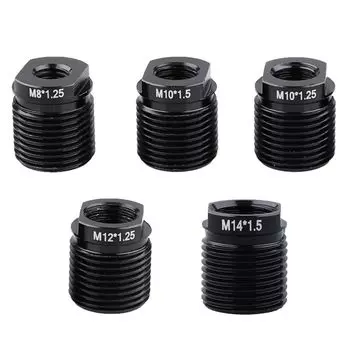 Переходник для ручки переключения передач из алюминиевого сплава Samcos M8*1.25/M10*1.25/M10*1.5/M12*1.25/M14*1.5 Запасные винты с внутренними винтами Простая установка 8mm