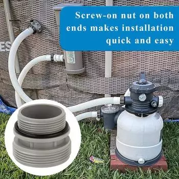 Переходник для шланга для бассейна Intex, комплект соединителей для шланга для бассейна Intex для фильтрующих насосов Coleman, комплект соединителей для шланга для надземных бассейнов Sets