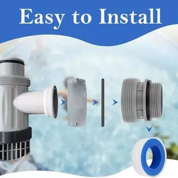 Переходник для шланга для бассейна Intex, комплект соединителей для шланга для бассейна Intex для фильтрующих насосов Coleman, комплект соединителей для шланга для надземных бассейнов Sets