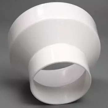 Переходник для воздуховода с 4 на 3 дюйма, аксессуары, соединитель для труб HAVC, фитинг для подвальной квартиры