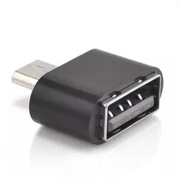 Переходник Micro USB «папа» на USB 2.0 «мама» OTG для планшетного телефона Android белый