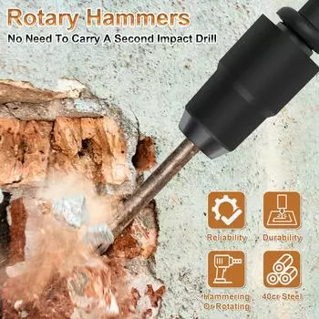 Переходник патрона SDS MAX на SDS PLUS Переходник для ударной дрели SDS Переходник для сверла из стали 40Cr для преобразования в перфоратор