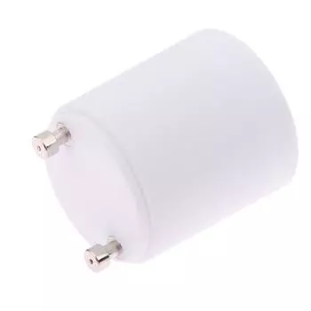 Переходник с патрона лампы Gu24 на E27, светодиодная головка, белый E27, светодиодная энергосберегающая лампа, галогенная винтовая лампа, адаптер для патрона