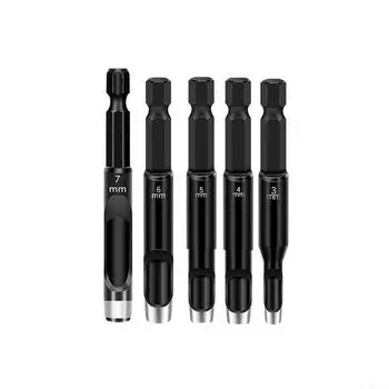 Переходник с шестигранным хвостовиком, электрическая машина, полый дырокол для дрели, картонный кожаный ремень