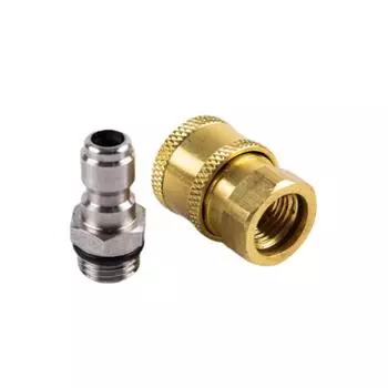 Переходник соединителя для мойки высокого давления, внутренняя резьба 1/4 дюйма, быстроразъемное соединение M14*1,5