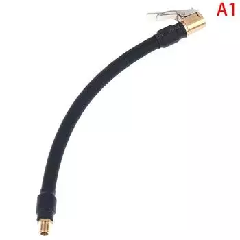 Переходник трубки удлинителя клапана шины резинового шланга гибкий для насоса инфлятора шины 20CM