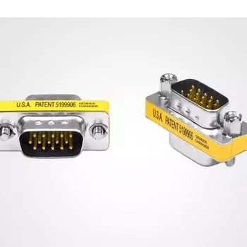 Переходник VGA «папа-папа» через 15 для 15-контактного компьютерного монитора, интерфейс без пайки, преобразователь