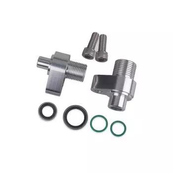 Переходники для компрессора кондиционера Denso 10s17f и 10s20f для двигателей LS 4.8, 5.3, 6.0