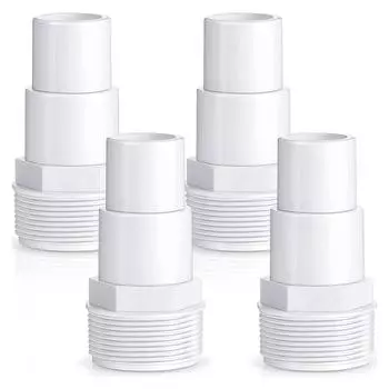 Переходники для шланга бассейна Пластиковая конструкция Шланговые фитинги Профессиональный соединитель для шланга для SPX1091Z7 SPX1091Z4 4PCS