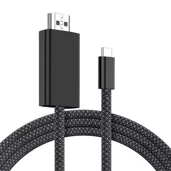 Переходной кабель типа C в HDMI Переходной адаптер типа C HDMI Переходной адаптер 4K Видеовыход Thunderbolt AV Сменный адаптер Просмотр на большом экране Без настроек