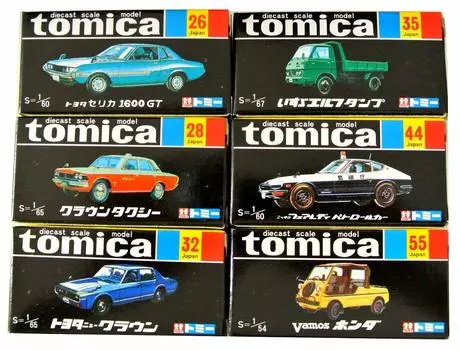 Переиздание к 30-летнему юбилею TOMY Tomica, 2-е издание, набор из 6 моделей автомобилей