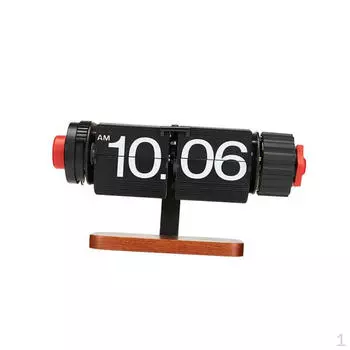 Перекидные настольные часы механические подарок на день рождения, автоматическое перелистывание страниц цифровые вниз