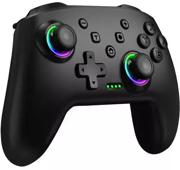 Переключатель 9 цветов RGB светящийся переключатель профессиональный макро кнопка назад Wake TURBO непрерывный 1000 мАч большой совместимый с контроллером, свет, контроллер,