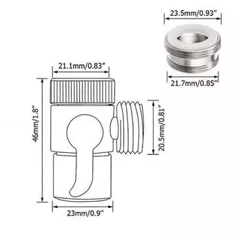 Переключатель адаптера смесителя кухонная мойка разветвитель переключающий клапан разъем водопроводного крана