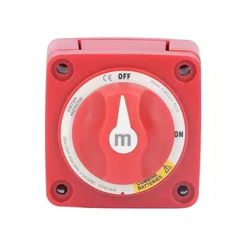 Переключатель аккумулятора Вкл. Выкл. 300A 12V24V Двойной контур 4 клеммы Защищенный от зажигания для яхт и автофургонов