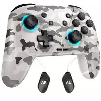 Переключатель беспроводной связи полностью совместим с Bluetooth, проводной ПК, игрой 3 TURBO Speed Fire Gyro, кнопкой «Назад», 9 цветов, режим сна, японское руководство по эксплуатации с