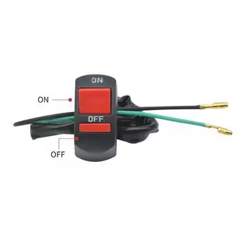 Переключатель для модификации мотоцикла Переключатель на руле Модификация светодиодной фары Кнопка включения/выключения двойной вспышки