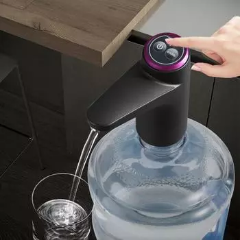 Переключатель для питьевой воды из бутылки Интеллектуальное сенсорное управление Автоматический дозатор питьевой воды Зарядка через USB Электрический водяной насос Кнопка Диспенсер для питьевой воды 1pcs