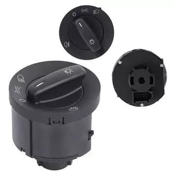 Переключатель фар противотуманных фар для VW Golf MK5 MK6 Jetta Tiguan Passat B6 CC 2004 2005 2006 2007 -20131K0 941 431BB 1K0941431BB чёрный