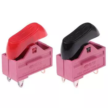 Переключатель фена Кулисный переключатель 3-позиционный выключатель для лодки чёрный