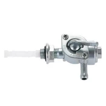 Переключатель клапана включения/выключения топлива Petcock 2-3 кВт для топливного бака двигателя генератора 1/4 дюйма серебряный