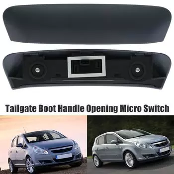 Переключатель крышки багажника автомобиля для Corsa D 2007-2015 прочный переключатель ручки задней подъемной двери пластиковый переключатель открытия крышки багажника для автомобиля чёрный