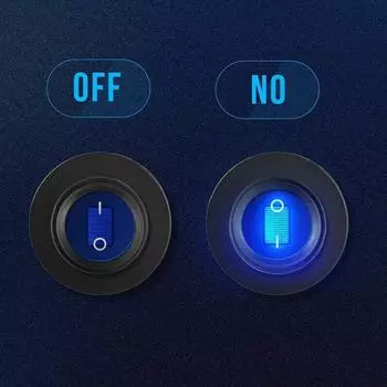 Переключатель модификации автомобиля 12 В Автомобильное зарядное устройство Панель Комбинация Переключатель Клавишное зарядное устройство Комбинация синий