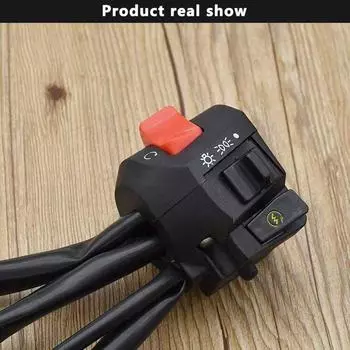 Переключатель на руль мотоцикла, водонепроницаемый гудок мотоцикла, переключатель поворота фары для двигателя мотоцикла