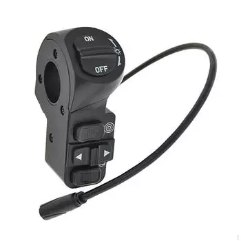 Переключатель на руль велосипеда 3 в 1, труба, простая установка, аксессуар, фара