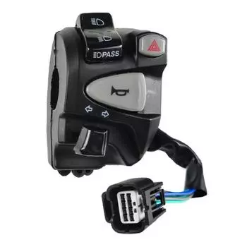 Переключатель на руле мотоцикла для 150, кнопка управления дальним/ближним светом, сменный звуковой сигнал поворотника с проводкой