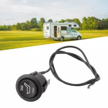 Переключатель обогревателя сиденья Переключатель рокер Высокий/Низкий Выкл 12 В 1 шт.