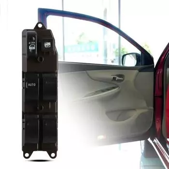 Переключатель окна на переднем окне, боковой ABS 84820-12491, левый главный переключатель для Toyota