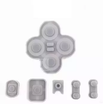 Переключатель Переключатель Правый Левый Левый Левый Кнопка Резиновая резиновая прокладка Комплект Замена основания Совместимые детали JOY-CON Joy-Con (Осталось)