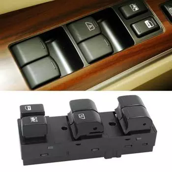 Переключатель подъемника Easy Left Durable ABS Передняя установка Переключатель стеклоподъемника 25401-JG410