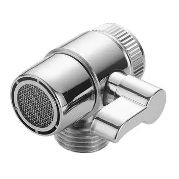 Переключатель потока для смесителя Аэратор Стальной разветвитель для раковины Клапан экономии воды для душевого шланга Садового шланга Портативной стиральной машины