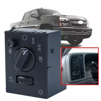 Переключатель противотуманных фар купола для GMC Sierra Yukon Chevrolet Silverado Avalanche Suburban Tahoe Cadillac Escalade ESV EXT 2003 2004 2005 2006