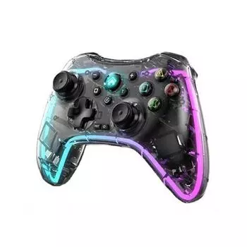 Переключатель Прозрачный Rapid Fire Macro Back Button Bluetooth Беспроводной Оснащен гироскопом 4 Шага HD Switch Body Sleep Pro Контроллер Контроллер,