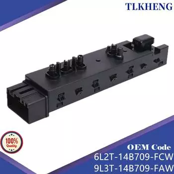 Переключатель регулировки сиденья водителя с электроприводом для Ford Flex, левая сторона водителя, 6L2T-14B709-FCW, 9L3T-14B709-FAW чёрный