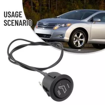 Переключатель сидений для внедорожников, мотоциклов, всех автомобилей, 12 В, 1 шт., автомобильные сиденья, управление рокером, высокий/низкий уровень, выключение, круглый, с подогревом CHINA