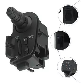 Переключатель стеклоочистителя для Clio для MK3 для Kangoo Переключатели стеклоочистителя лобового стекла Подрулевой переключатель 8201359195 ABS Черный Реле CHINA