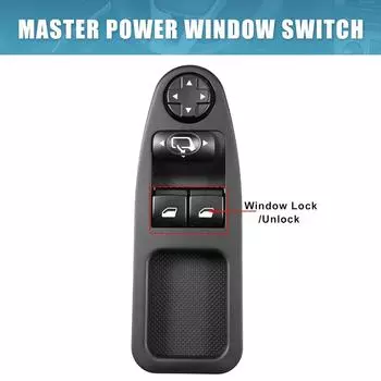 Переключатель стеклоподъемника 6554ZJ для Citroen Dispatch Peugeot Expert Fiat Scudo