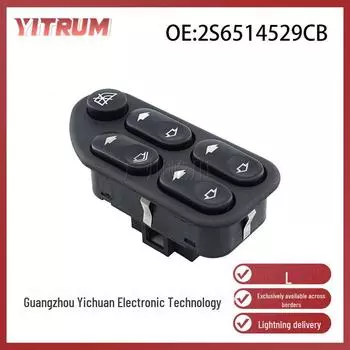 Переключатель управления электрическим стеклоподъемником Ford Fiesta — номер детали 2S6514529CB null