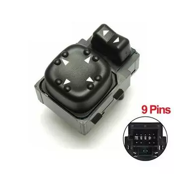 Переключатель управления зеркалом 15045085 для Chevrolet Silverado GMC Sierra 1500 2500 3500 чёрный