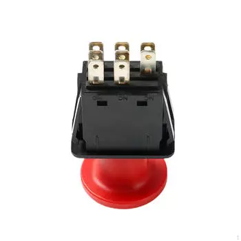 Переключатель ВОМ Фитинги для электроинструментов Кнопка аварийной остановки Jerk для тракторов ZR7 Mini Z x 1
