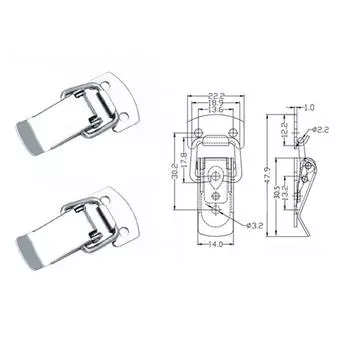 Переключатель защелки для раздвижной двери